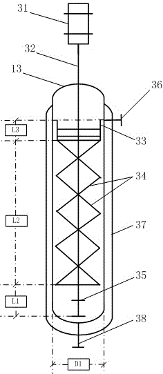 Device for continuously preparing high-purity meta-position aramid fiber resin solution