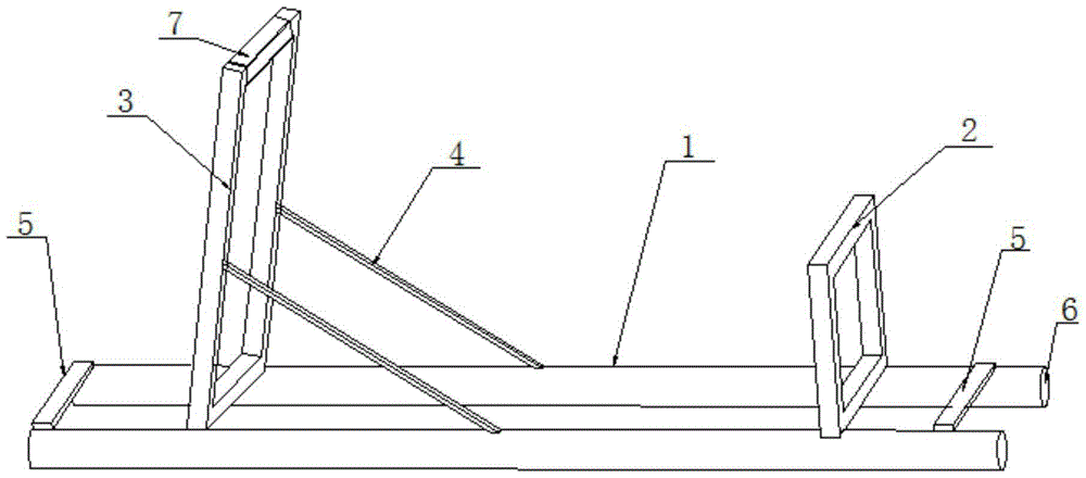 Furrowing device for planting Chinese yam