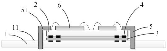 A contact broadband radio frequency interconnection method and structure