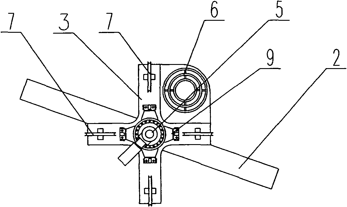 Rotary lifting appliance of electromagnetic plate crane