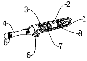 A mechanical anti-theft lock for automobile