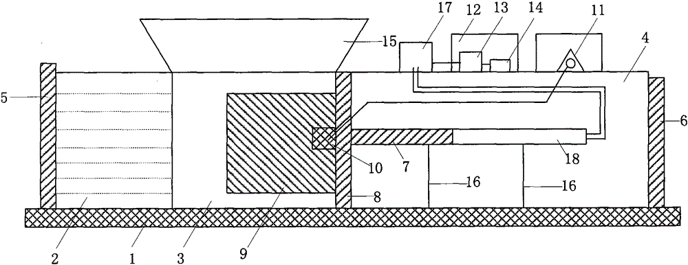 Combined solid-liquid separator used in excrement recycling process in livestock and poultry industry