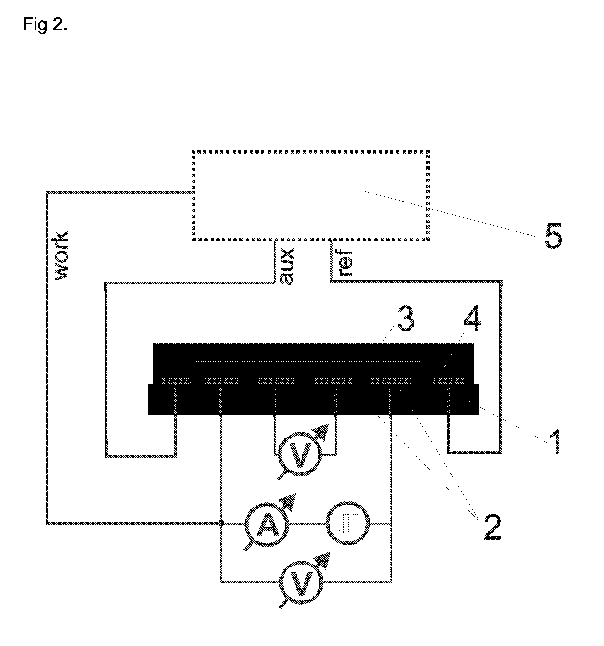 Multi-electrode chemiresistor