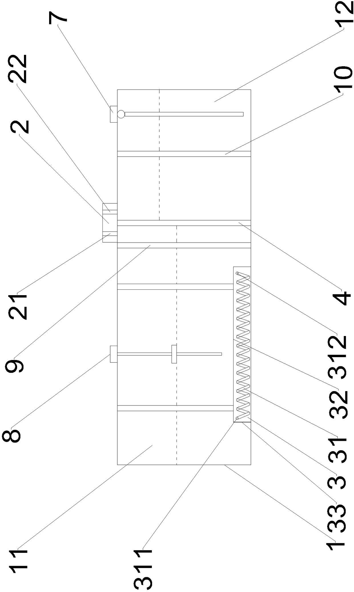 Water cycle integrated dual-purpose heating diesel tank