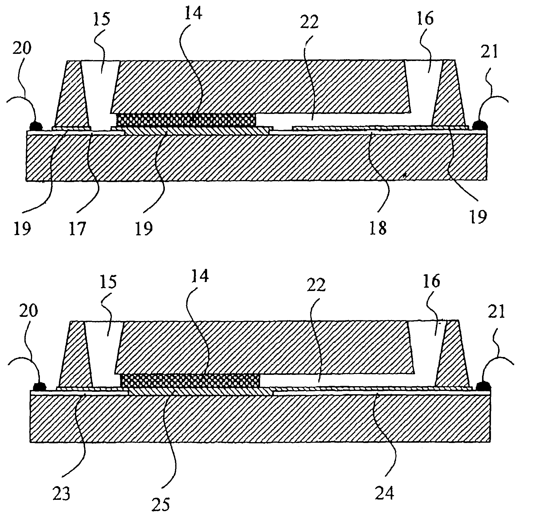 Method of fabrication of a microfluidic device