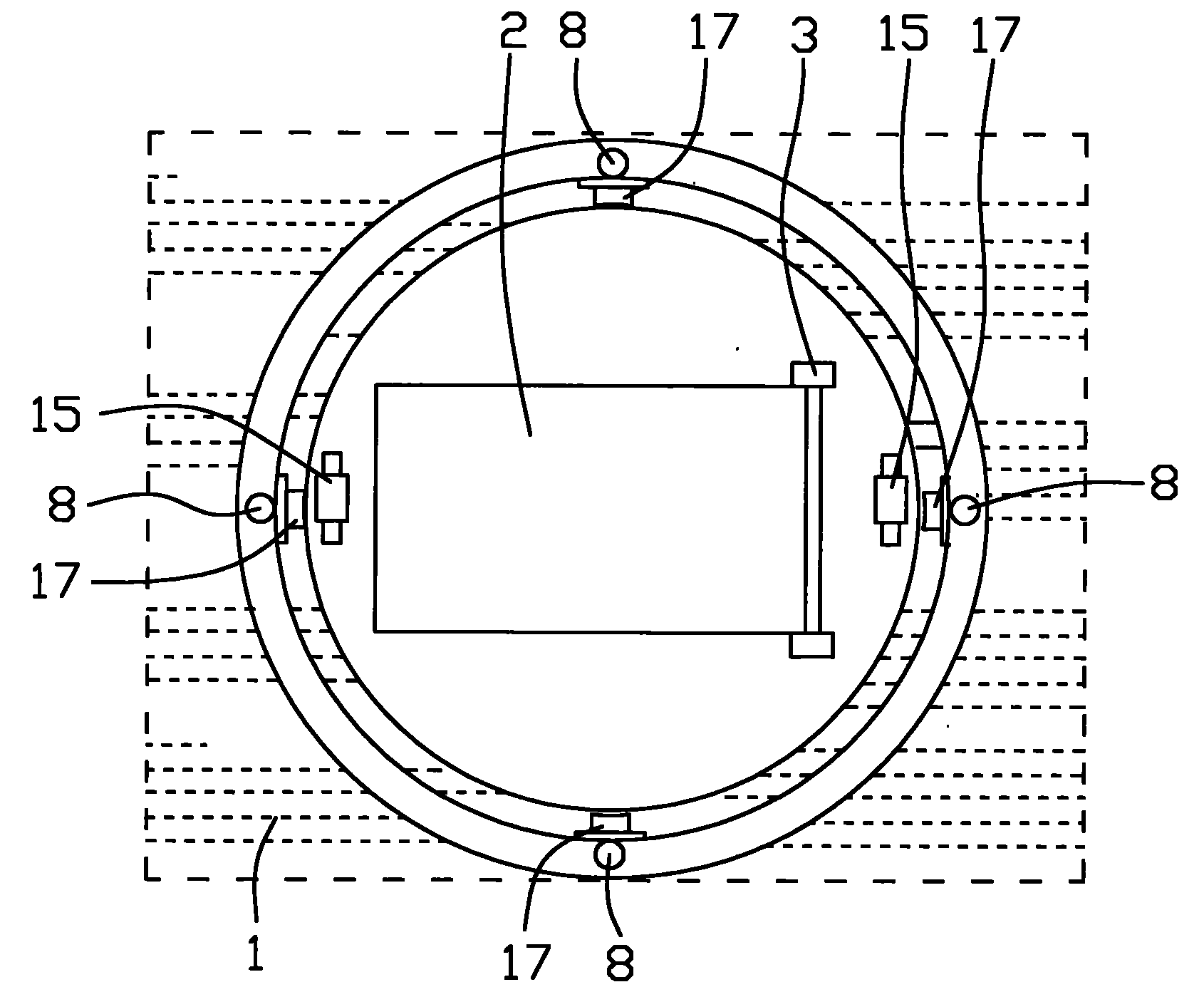 Suspended solar power station