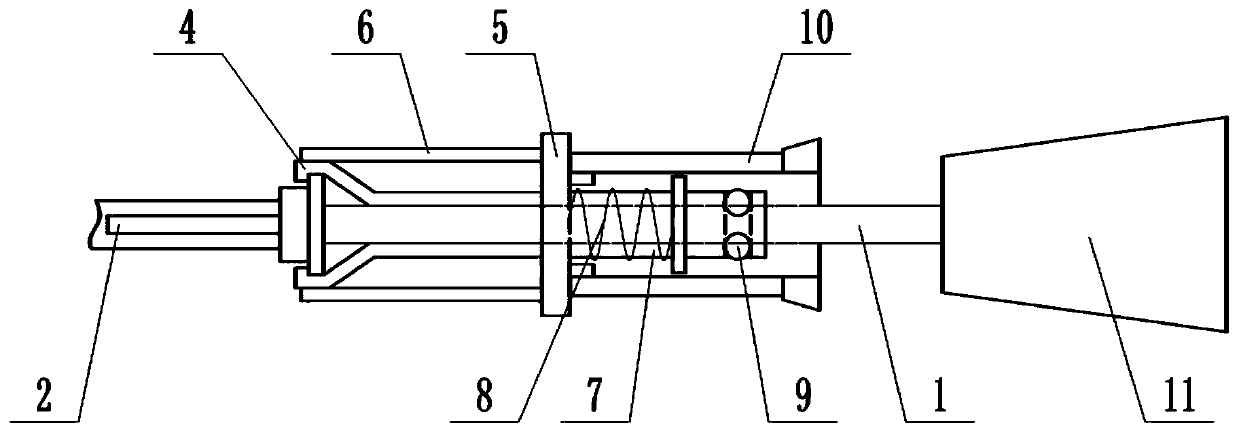 Minimally invasive centrally-mounted hollow screw extractor