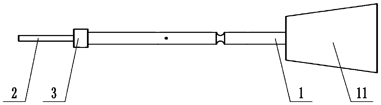 Minimally invasive centrally-mounted hollow screw extractor