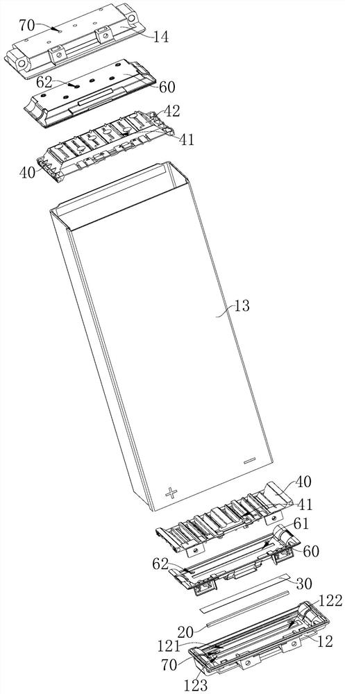 Battery system box body, battery module and vehicle-mounted energy device