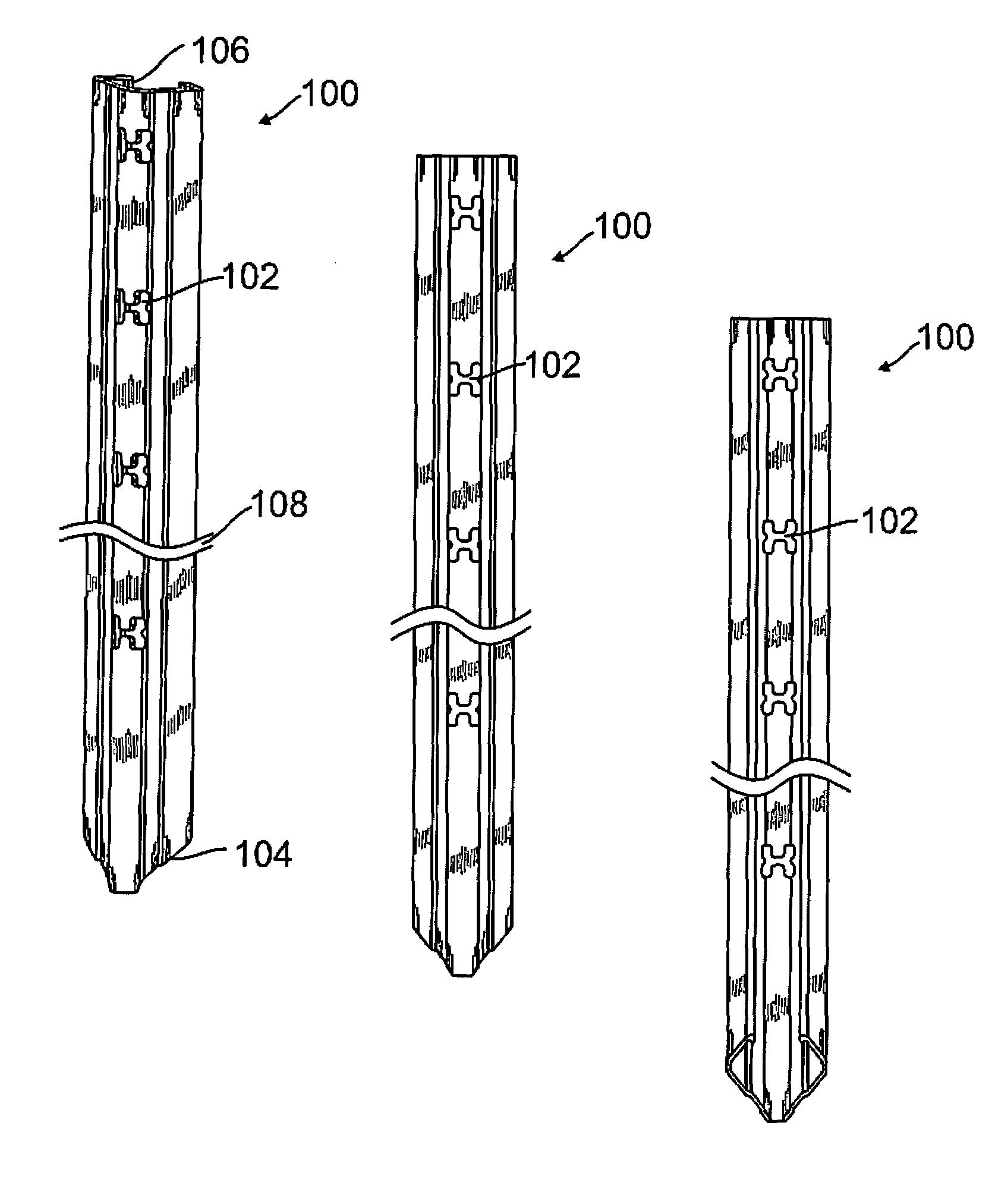 Universal fencing stake