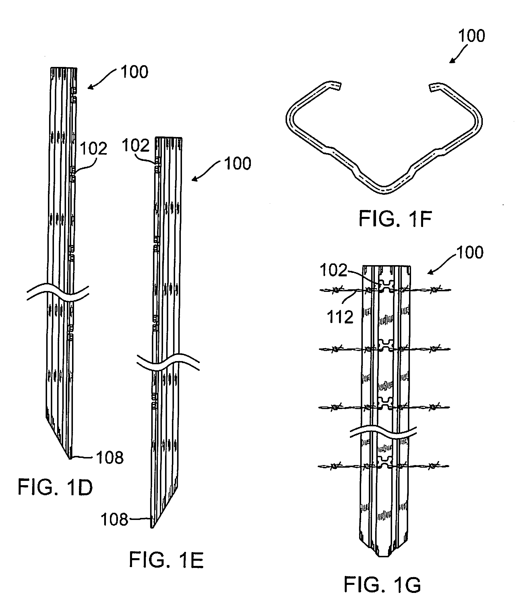 Universal fencing stake