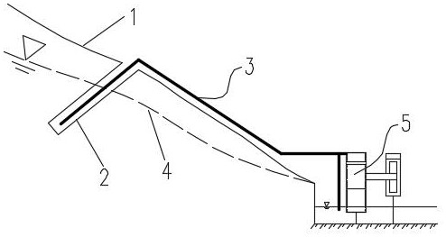 A coastal slope drainage system