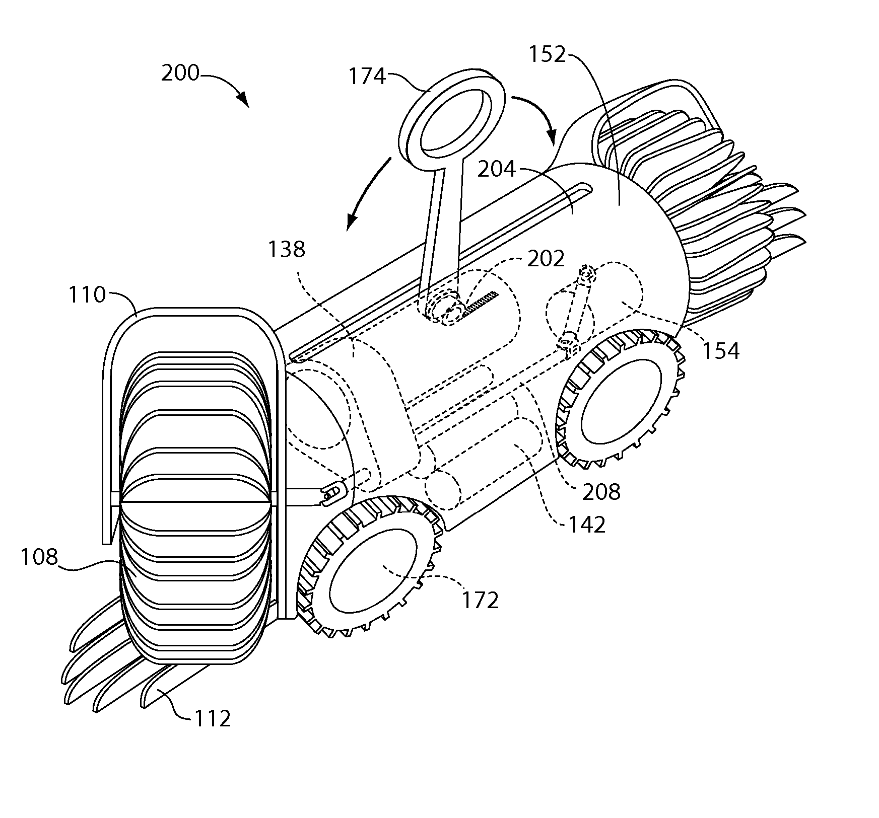 Systems and methods for robotic gutter cleaning