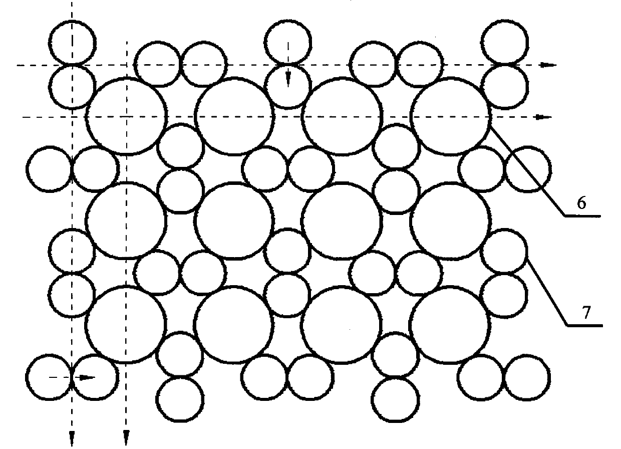 Orthogonal circular ring and sub circular ring array electromagnetic shielding optical window with externally-tangent connecting circular rings