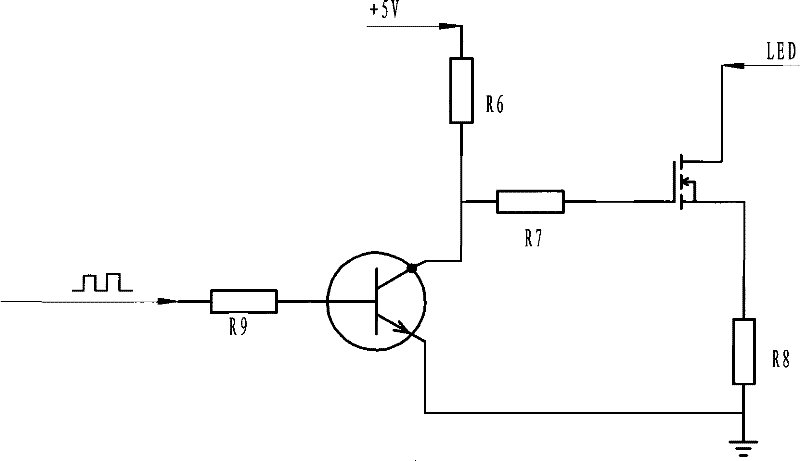 Tandem LED driven intelligence control system possessing output protecting function