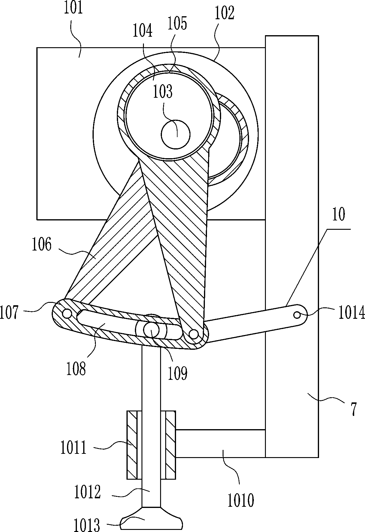 Pile driving equipment of protective fences for agriculture