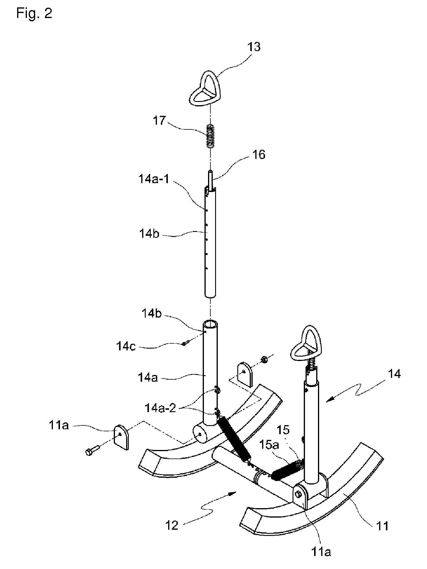 Exercising device for lower-body