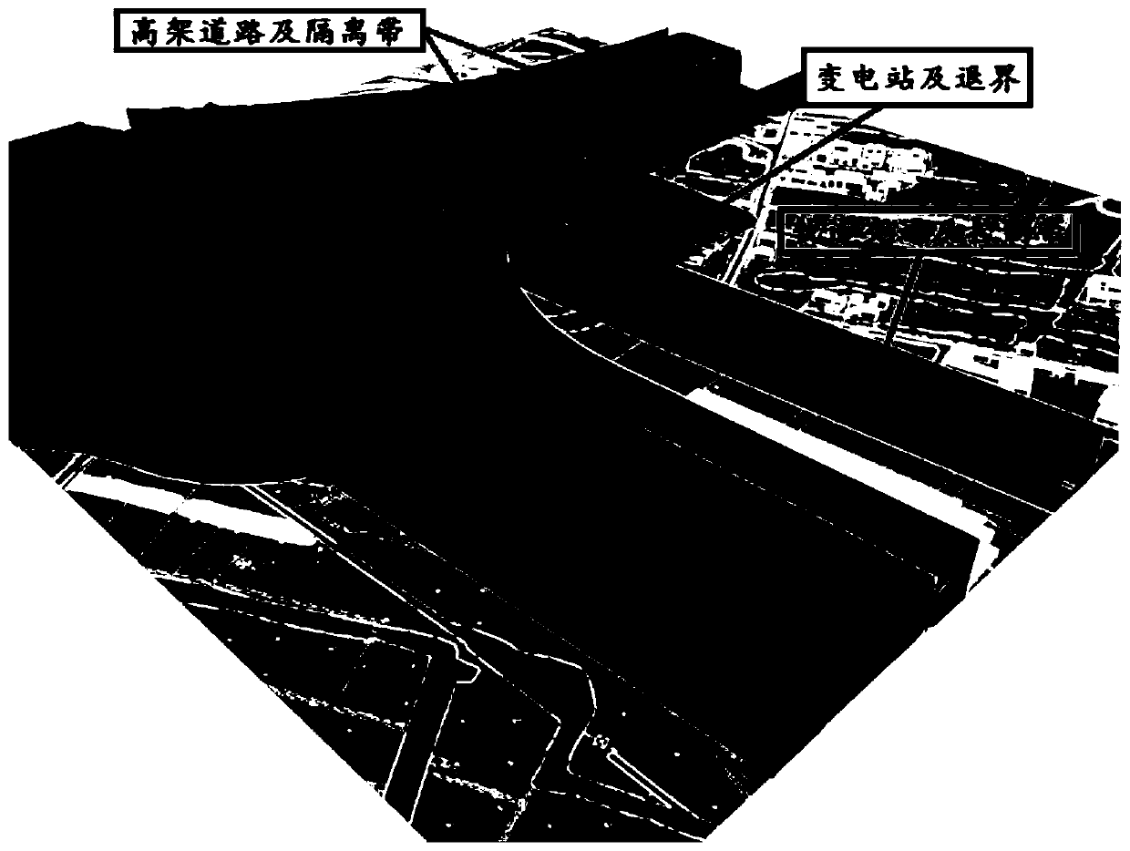 Multi-software collaborative transformer substation three-dimensional planning method