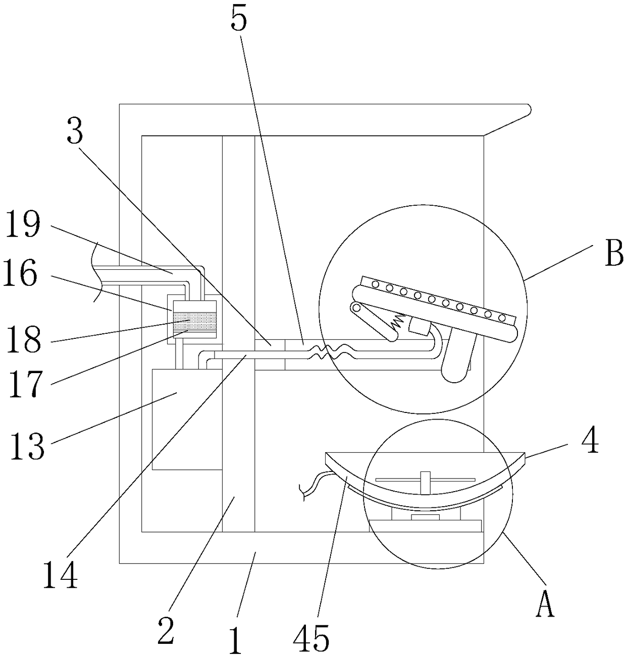 Self-drawing-type electric heating shoe drying rack