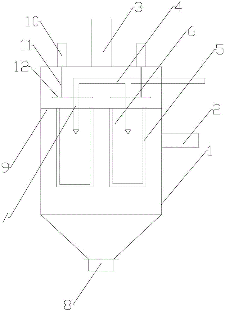 Air filtering device