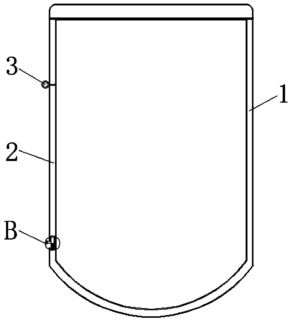 Wear-resistant synthesis tank for preparing polycarboxylic acid mother liquor