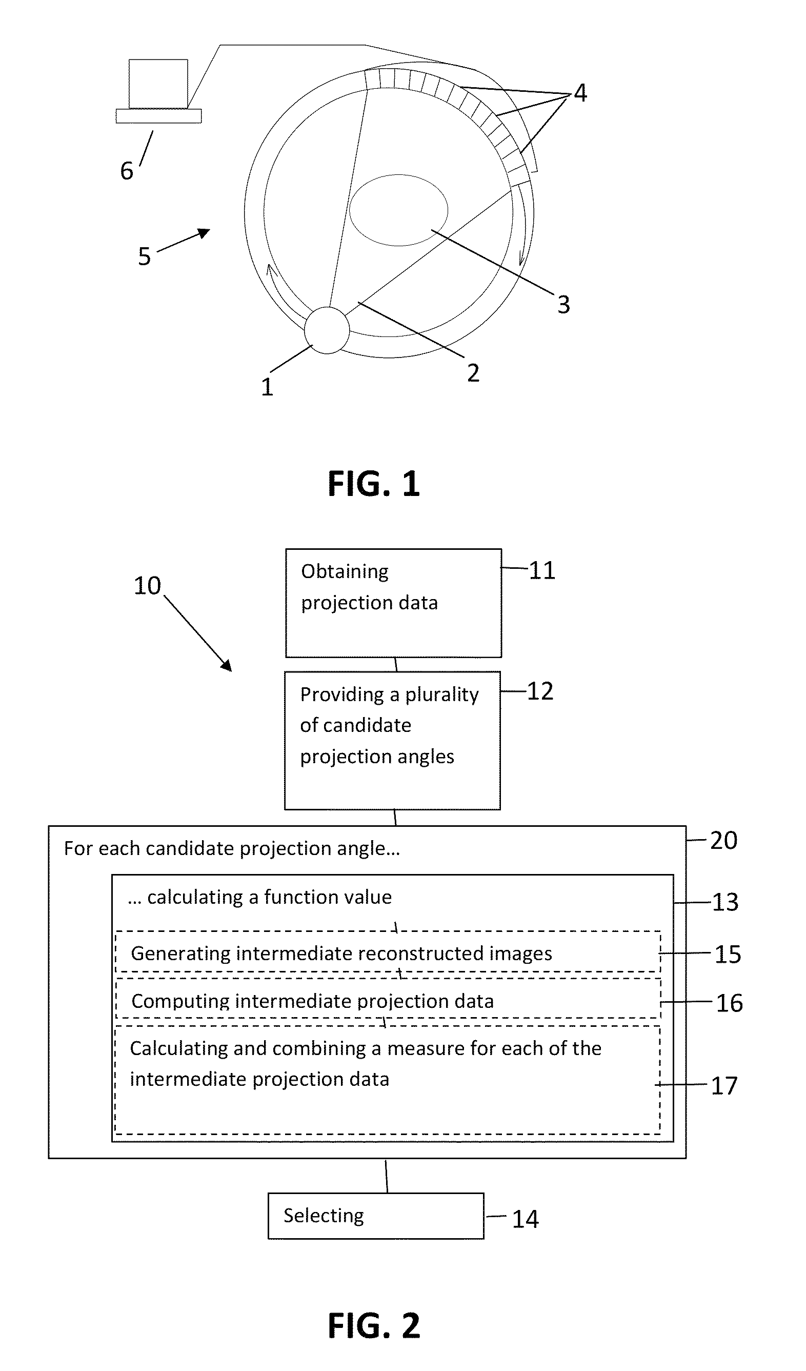 Dynamic tomography angle selection