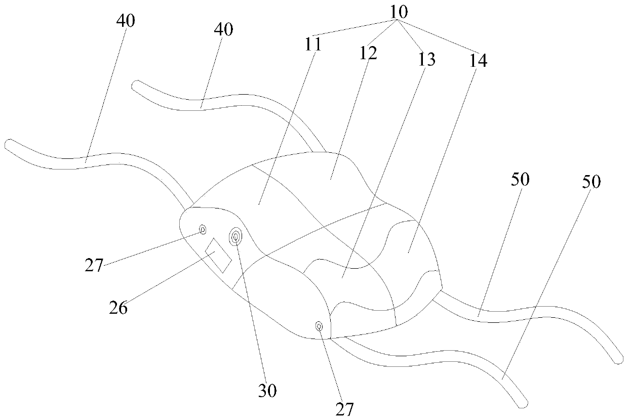 Fixed head pillow structure