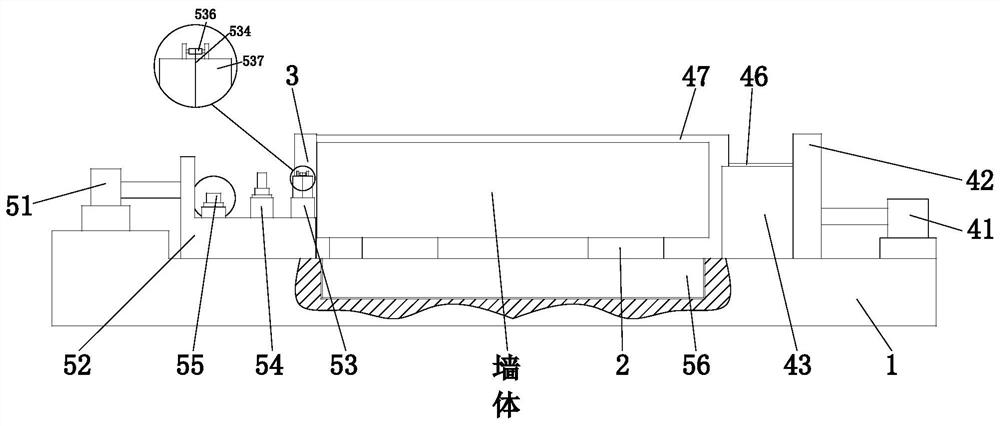 An assembled prefabricated wall forming machine and forming process