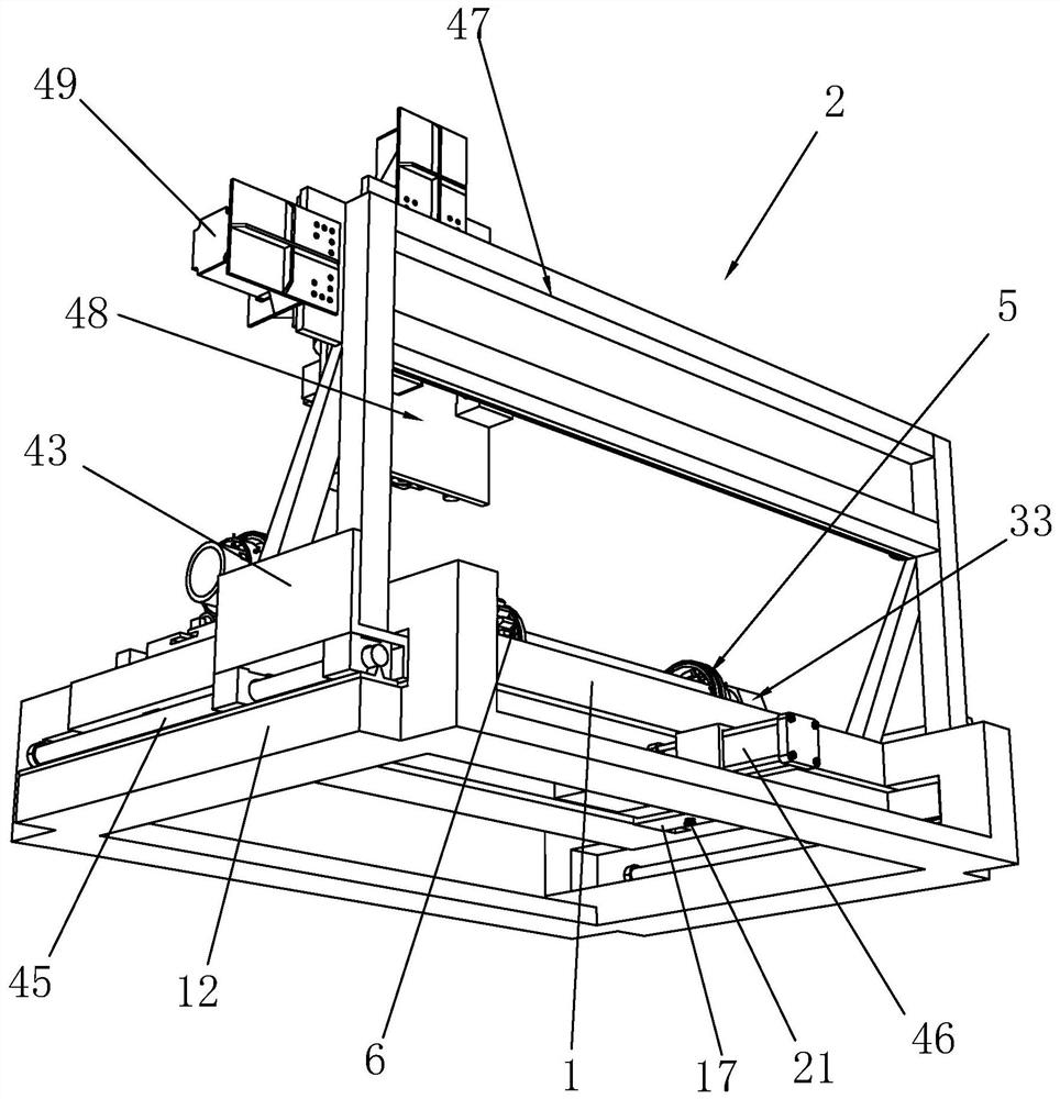 Numerical control perforating machine for machining distribution pipe