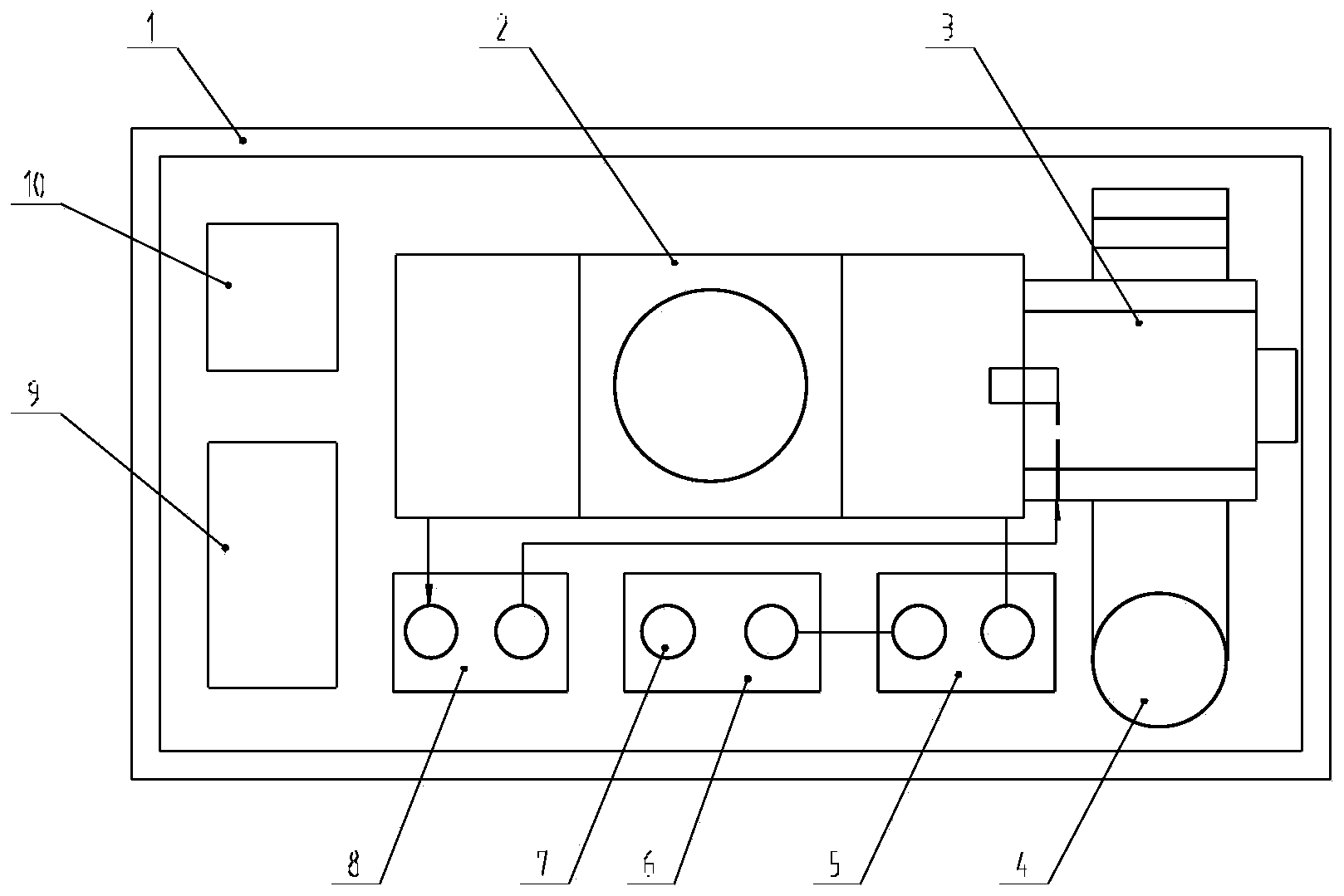 Container type garbage pyrolysis treatment device and method