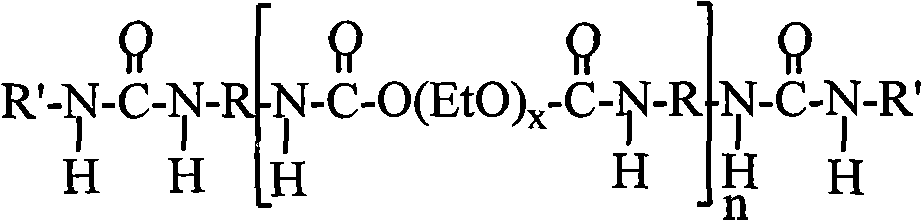 Poly(urethane-urea) associative thickener and preparation method and application thereof