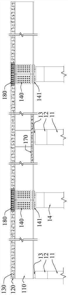 Segmental assembled steel-concrete composite continuous beam and construction method thereof