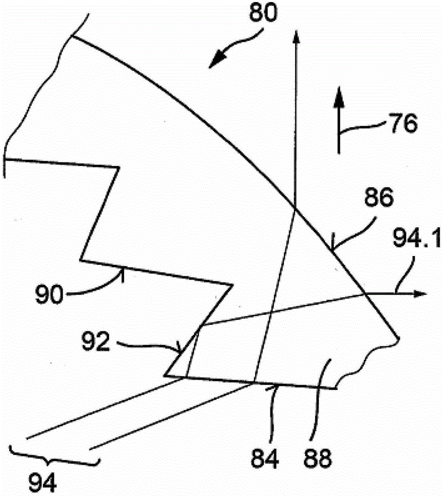 Illumination device used for motor vehicle and provided with dustproof cover extending opposite to traveling direction