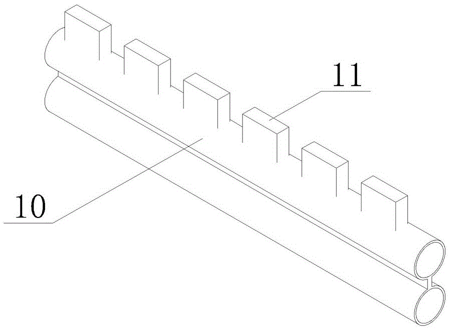 Insulation formwork for winter construction of heating furnace support beams