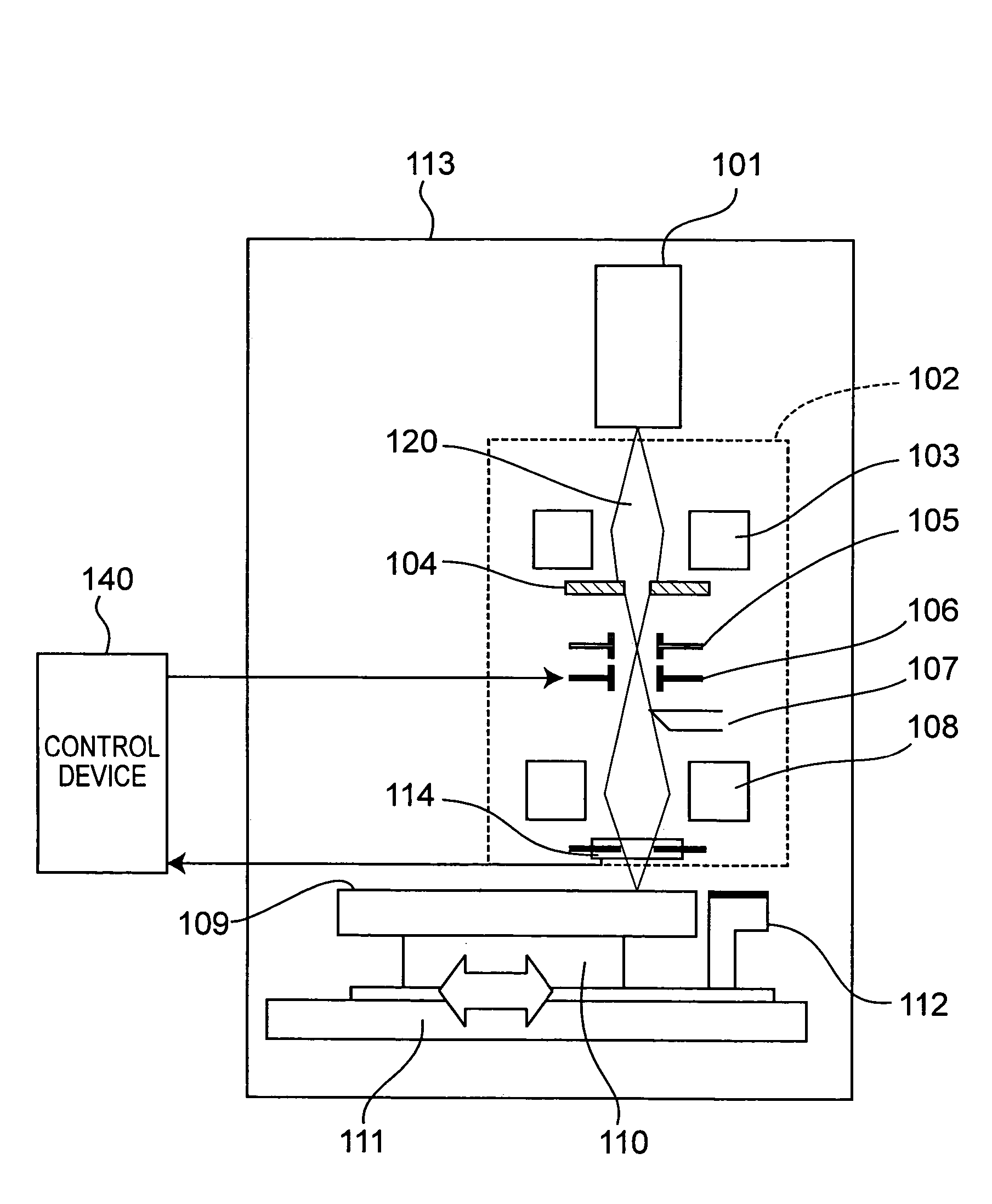 Electron beam recorder and electron beam irradiation position detecting method