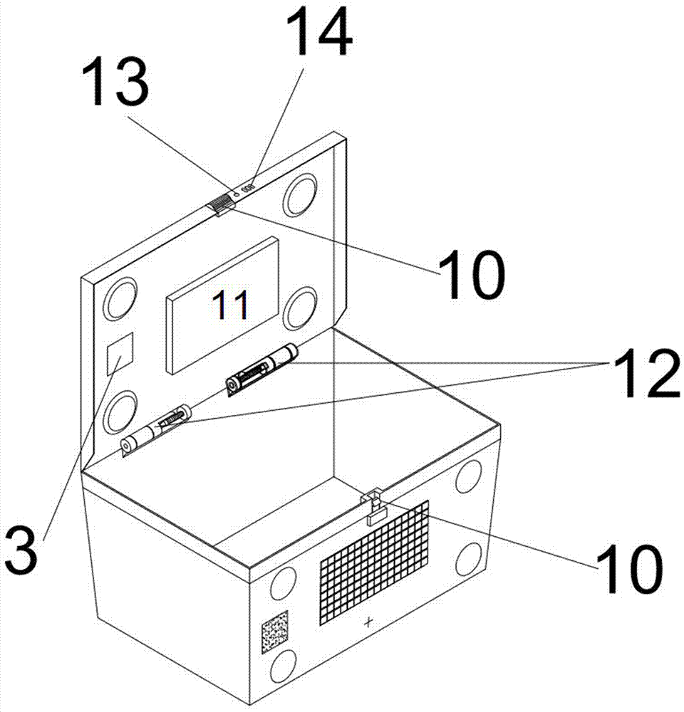 Cyclic utilization intelligent parcel box