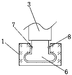 Guide rail sliding-type drawing board device