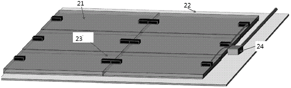 A self-adhesive modular crystalline silicon solar power generation waterproof integrated board system and its preparation method