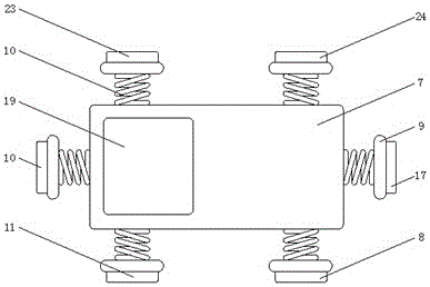 Portal electronic communication equipment fixing fixture