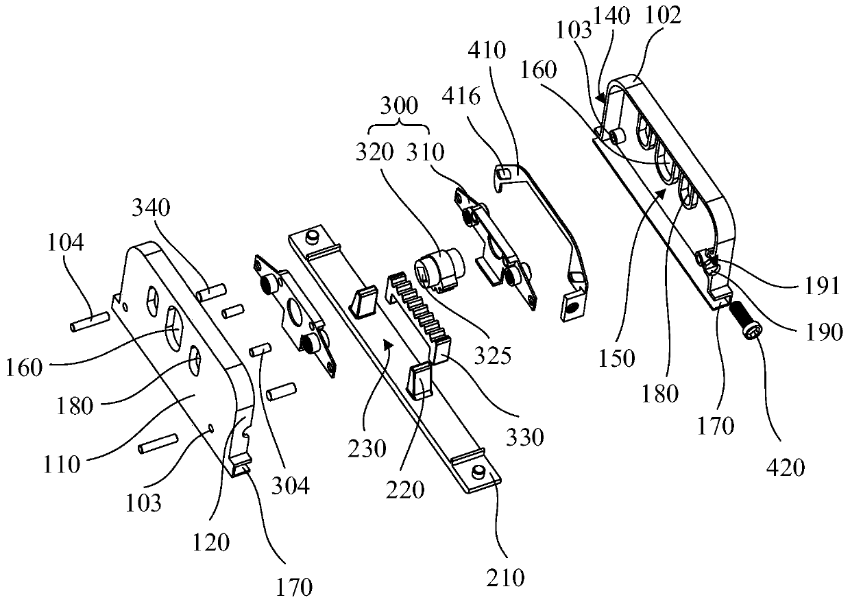 Drive and door and window structure