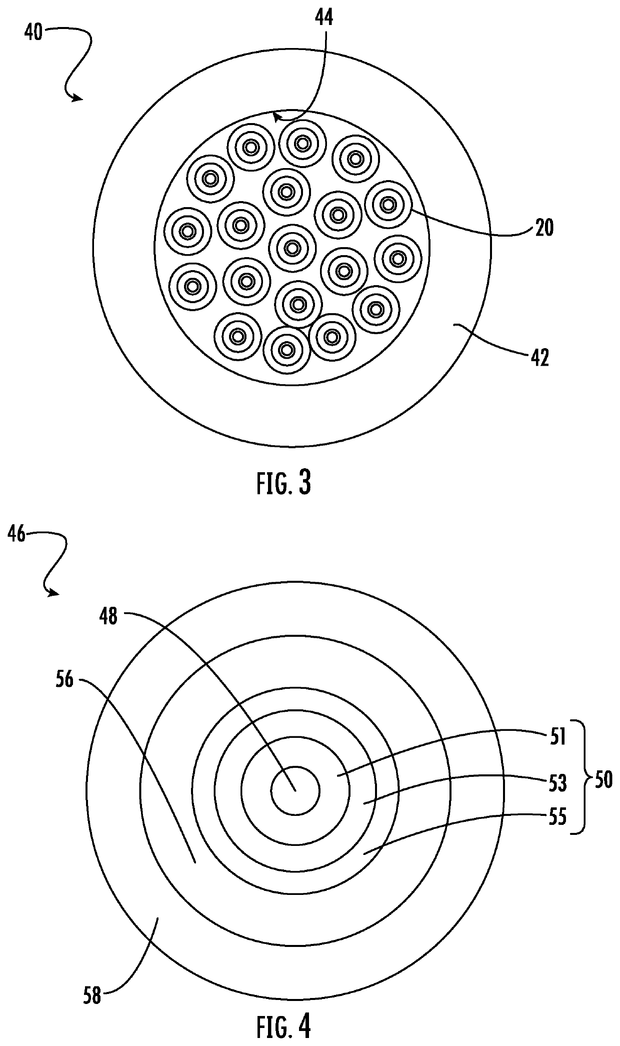 Reduced diameter optical fiber with improved microbending