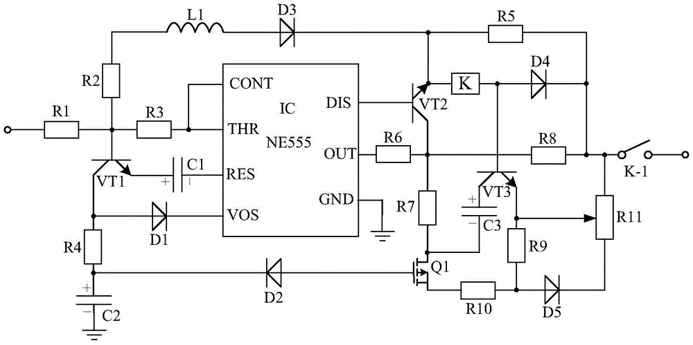 Automatic control system used for humidifier and based on self-shaping voltage stabilization type signal filtering circuit