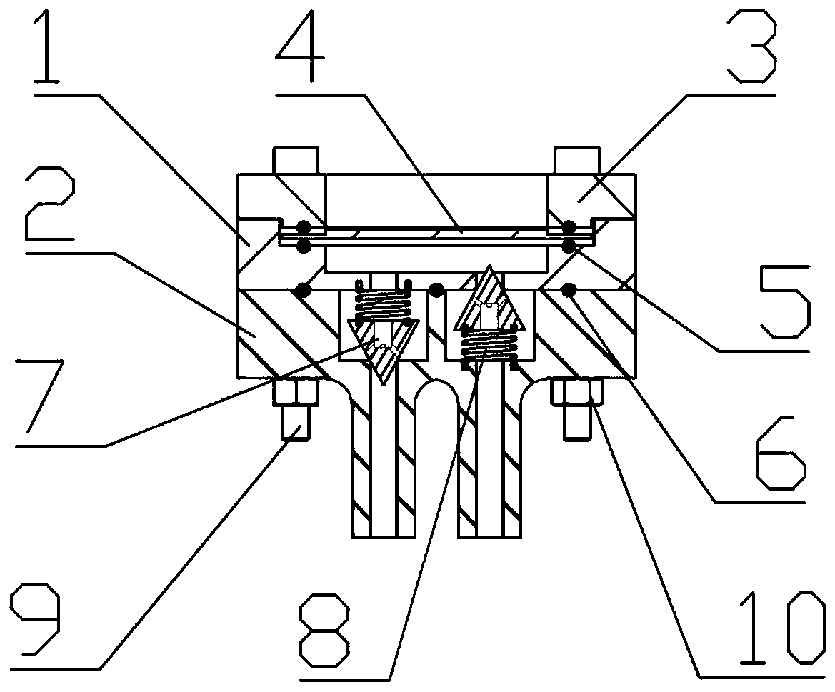 Conical elastic valve piezoelectric pump