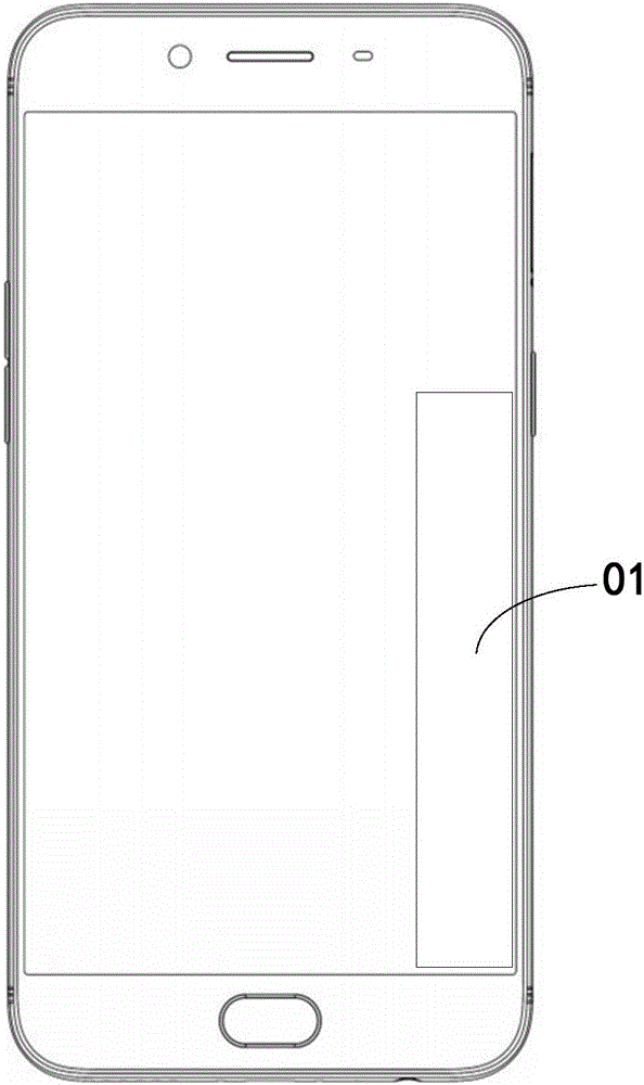 Method and device for touch screen display, and mobile terminal