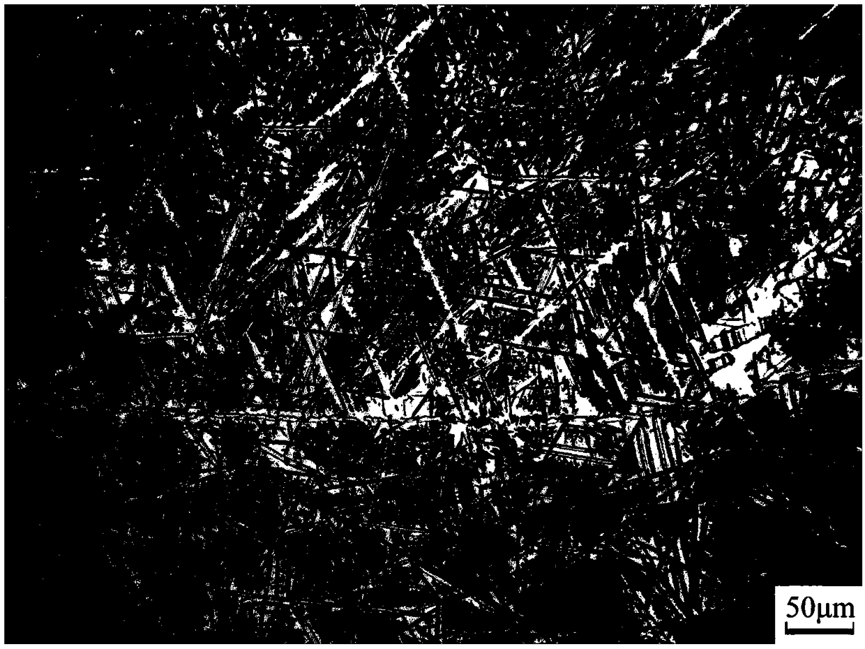 Preparation method of sample for testing metallographic structure of vanadium-based alloys