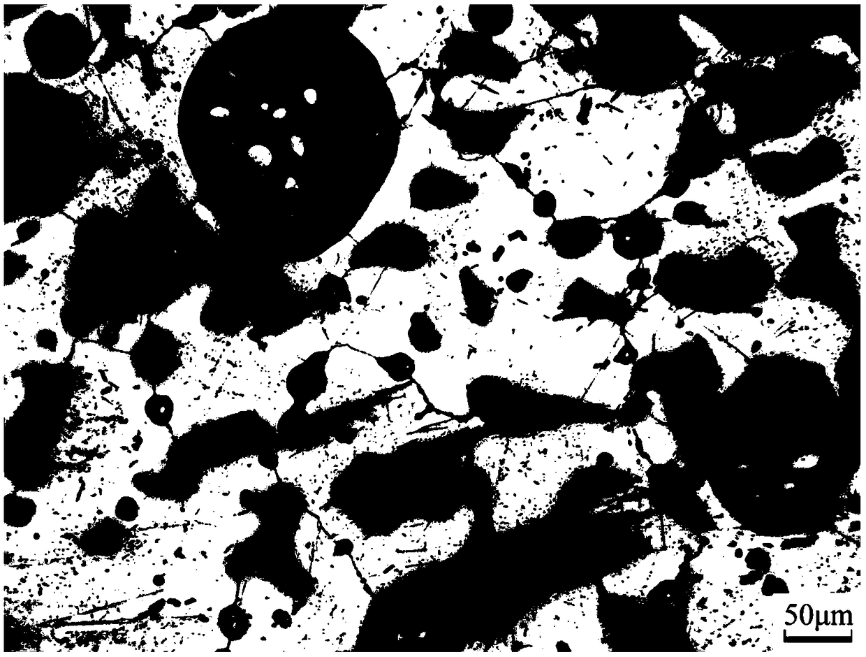 Preparation method of sample for testing metallographic structure of vanadium-based alloys