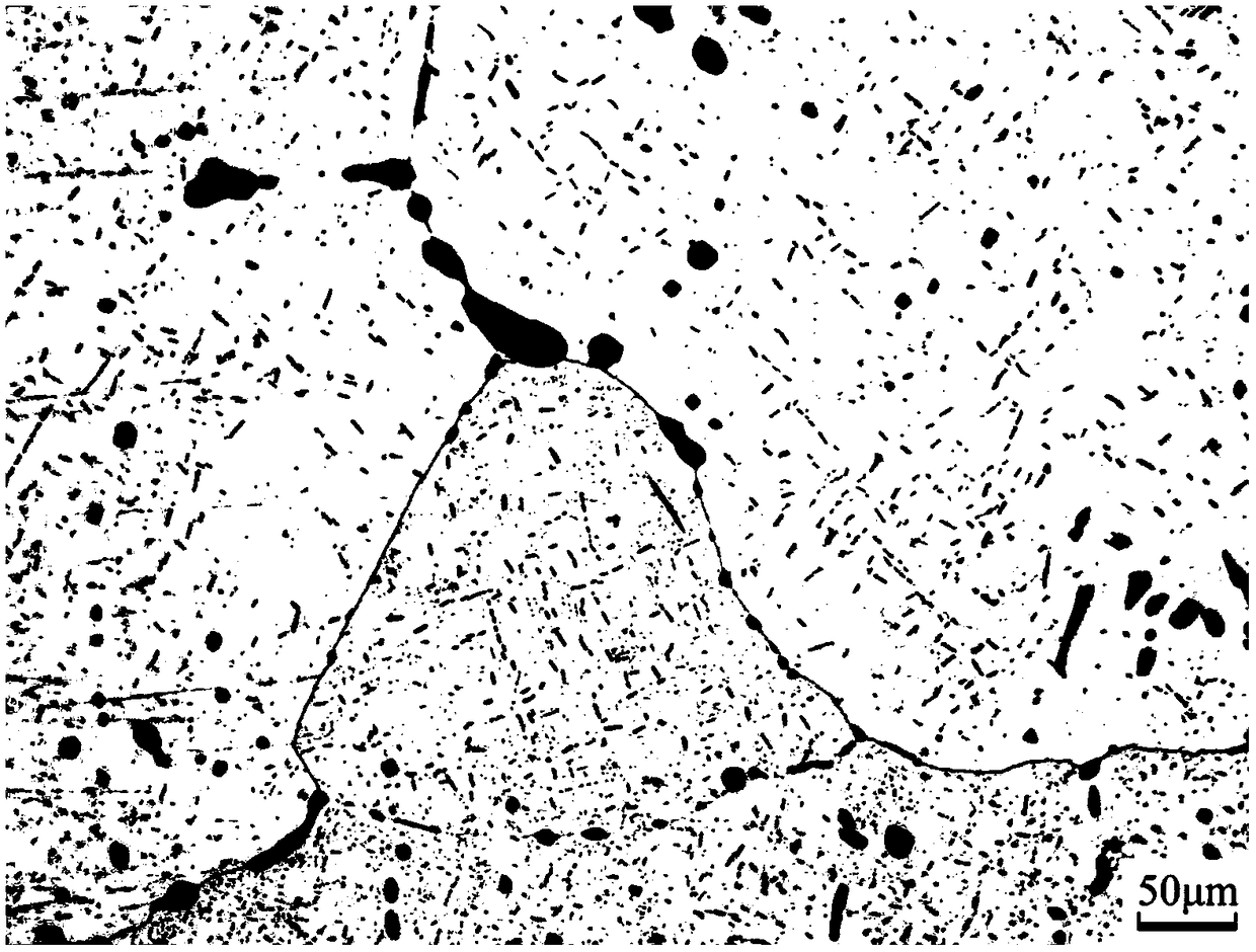 Preparation method of sample for testing metallographic structure of vanadium-based alloys