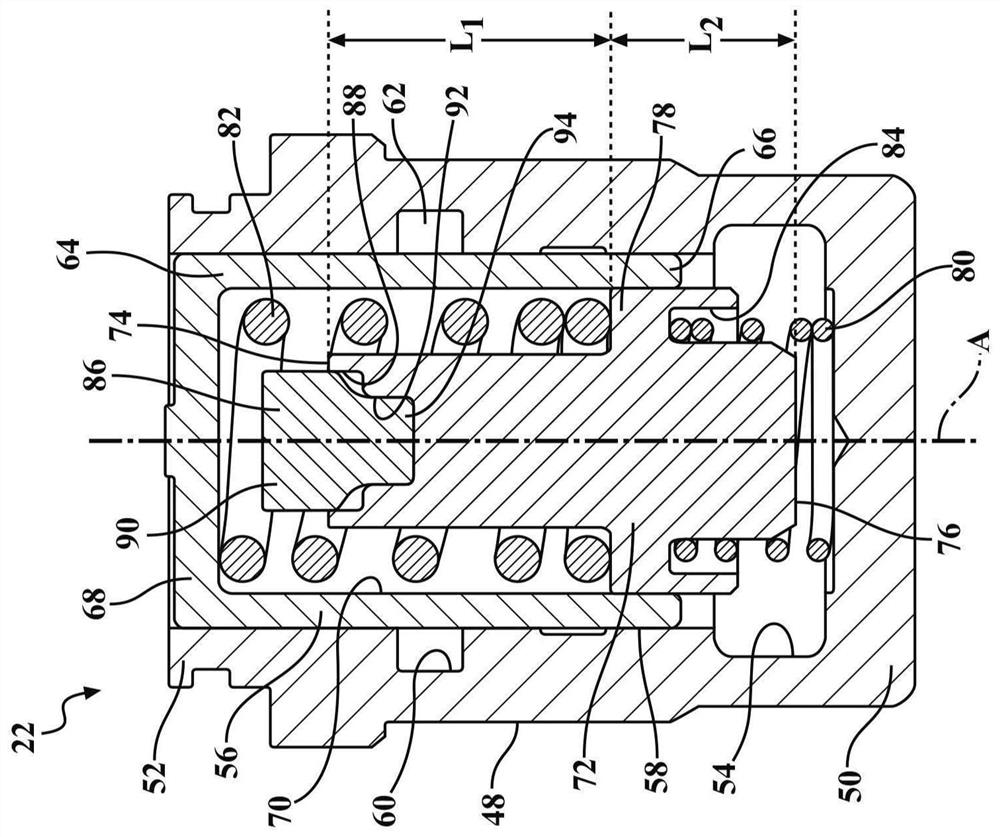 Pedal feeling simulator assembly and brake system