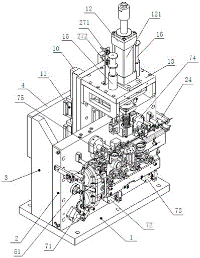 An oil plug press machine