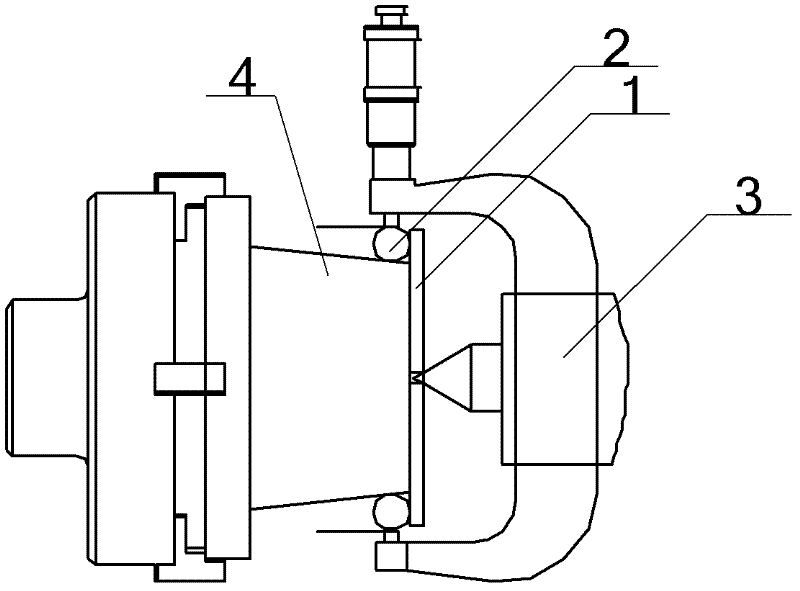 Method for measuring precision cone